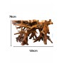 CONSOLLE RADICE FOSSILE TEAK