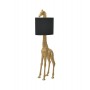 POLYRESIN FLOOR LUMINAIRE GIRAFFE GOLD