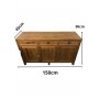 CREDENZA 3 CASSETTI E 3 ANTE