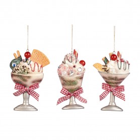 GLT ICE CREAM SUNDAE ASS/3 MULTI 11,5CM