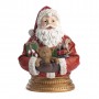 SANTA BUST W/TOYS ON STAND 28,5CM