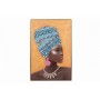 AFRICAN LADY CANVA WITH RELIEF