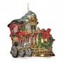 GLSS XMAS TRAIN ORN 14,5CM