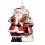 GLSS MR/MRS SANTA ORN 12,5CM