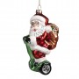 GLSS SANTA ON SEGWAY ORN 13,5CM