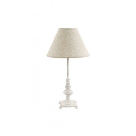 METAL TABLE LAMP IN WASHED GREY COLOR