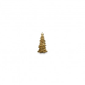 CANDELA ALBERO ORO H15CM