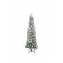 PVC XMAS SNOWY TREE 438 TIPS WHITE/GREEN