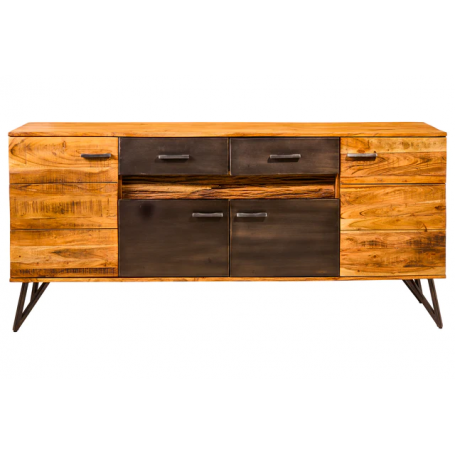 LIGHT - CREDENZA 4 SPORTELLI 2 CASSETTI