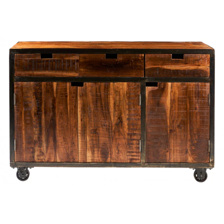 BRISTOL-CREDENZA 3 CASSETTI 3 SPORTELLI