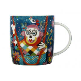 RAINBOW JUNGLE MUG 370ML SWINGING AROUND