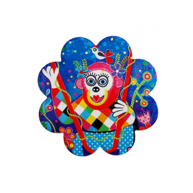 RAINBOW JUNGLE SOTTOBICCHIERE 10CM SWINI