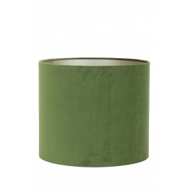 SHADE CYLINDER 35X35X30 VELOURS GREEN