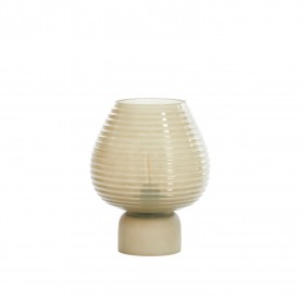 TABLE LAMP LED 18X23 CM ALENNA GLASS