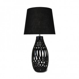 LAMPADA NERA D.36 H 70 CM FUSION