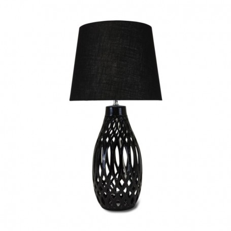 LAMPADA NERA D.36 H 70 CM FUSION