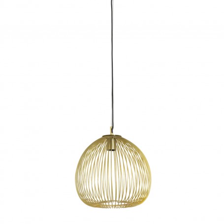 HANGING LAMP O34X35CM RILANA LIGHT GOLD