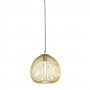 HANGING LAMP O34X35CM RILANA LIGHT GOLD