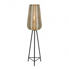 FLOOR LAMP TRIPOD O37X147CM ADETA GOLD