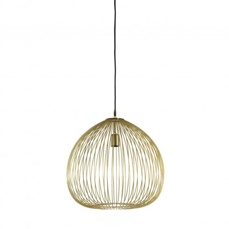 HANGING LAMP O45X45CM RILANA LIGHT GOLD