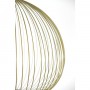 HANGING LAMP O45X45CM RILANA LIGHT GOLD