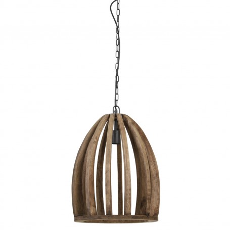 HANGING LAMP O38X46CM HARANKA WOOD DARK