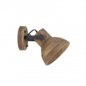 WALL LAMP 21X17X19CM ILANIO WOOD BROWN