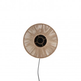 WALL LAMP ø31X31 CM LYRA NATURAL+MATT
