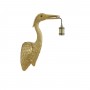 WALL LAMP 29,5X16X48CM CRANE GOLD