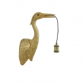 WALL LAMP 29,5X16X48CM CRANE GOLD