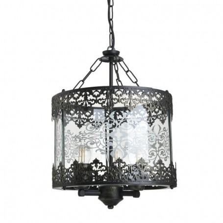 METAL/GLASS CEILING LUMINAIRE