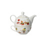 TEIERA BIANCO CON TAZZA ELFOMAGIA