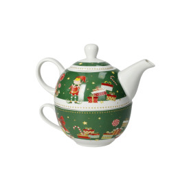 TEIERA  VERDE CON TAZZA ELFOMAGIA