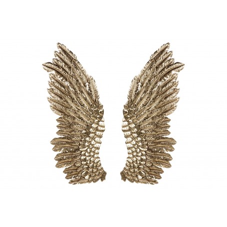 GOLDEN METAL SET 2 WINGS