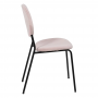 SEDIA ROSA MDF METALLO