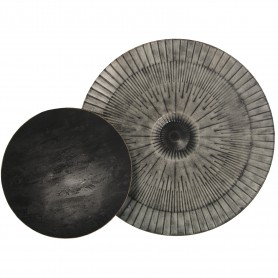 APLIQUE METAL PARED CIRCULOS