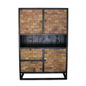CREDENZA MADAGASCAR 3 ANTE E 2 CASSETTI