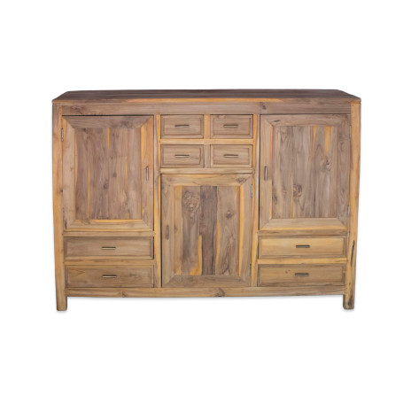 MADIA 8 CASSETTI 3 ANTE LINEAR IN TEAK
