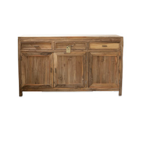 BUFFET 3 ANTE 3 CASSETTI LINEAR IN TEAK
