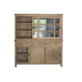 VETRINA COTTAGE IN TEAK L180 X H200 XP45