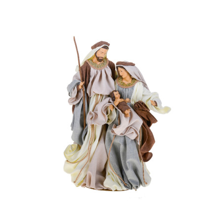 NATIVITA' RESINA/TESSUTO H 47CM