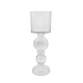 PORTA CANDELA VETRO H44,5