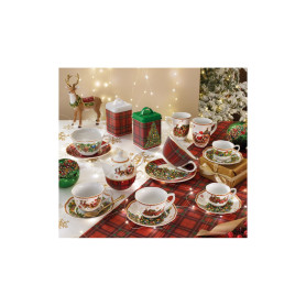TAZZA COLAZIONE C/PIATTINO CHRISTMAS