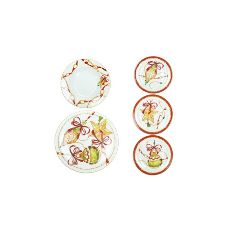 TAVOLA 18 PZ GIOCO DI LUCI PORCELLANA