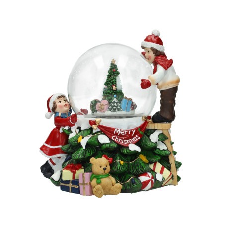 CARILLON BAMBINI C/MUSICA E LUCI RESINA