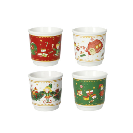 BICCHIERINO ELFOMAGIA SET 4 PZ NEW BONE