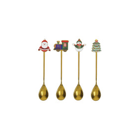 CUCCHIAINO GOLD SOG NATALIZI ASS SET 4 Z