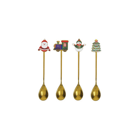 CUCCHIAINO GOLD SOG NATALIZI ASS SET 4 Z