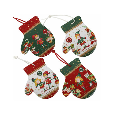 DECORATION ELFOMAGIA GUANTO SET 4 PZ