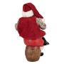 BABBO NATALE ROSSO VERDE 13X13X24